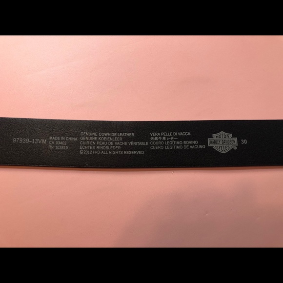 Harley Davidson women’s belt size 30 - Picture 4 of 5
